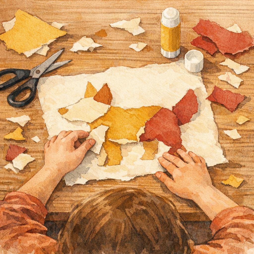 Collage de papiers